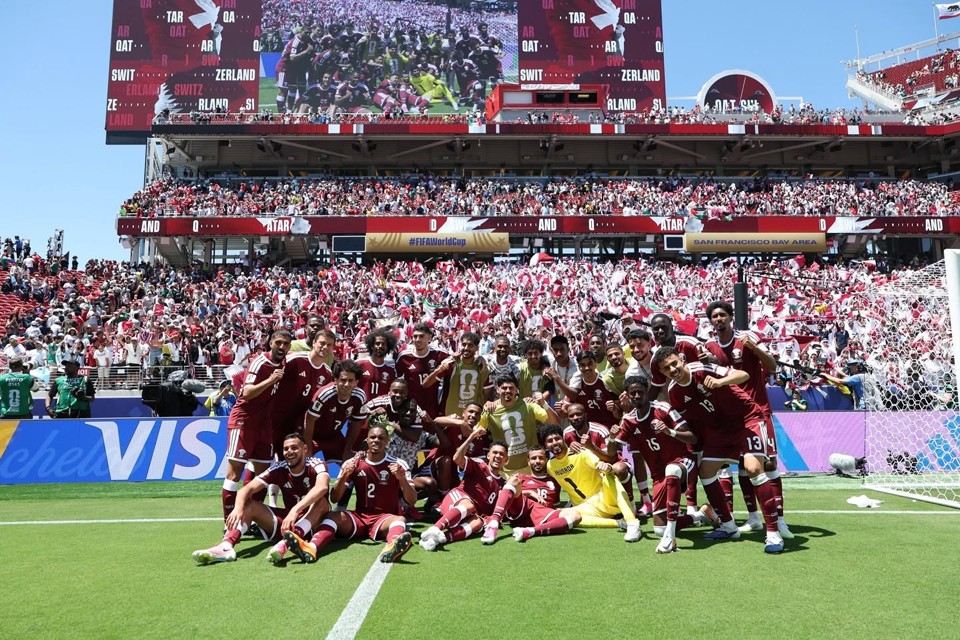 विश्वकपमा कतारलाई ऐतिहासिक अंक