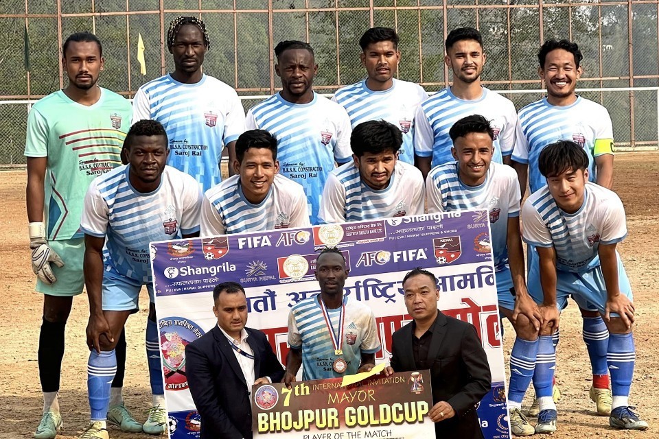 Bhojpur: Khotang Bhagwati Sports Club Enters SFs Of 7th Bhojpur Mayor Gold Cup