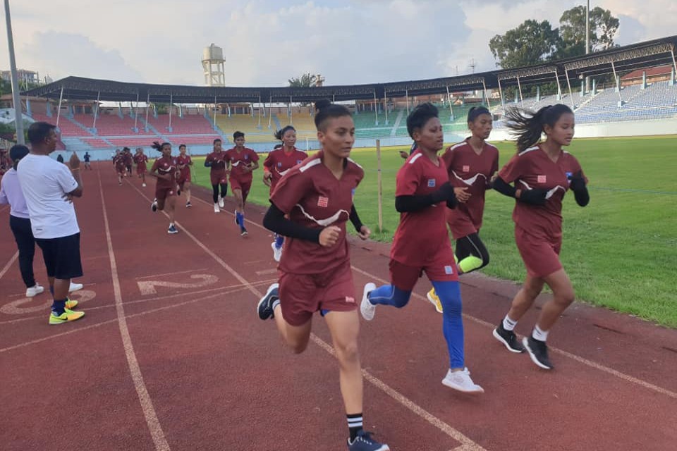 Endurance Test of National Women's Team Players Held