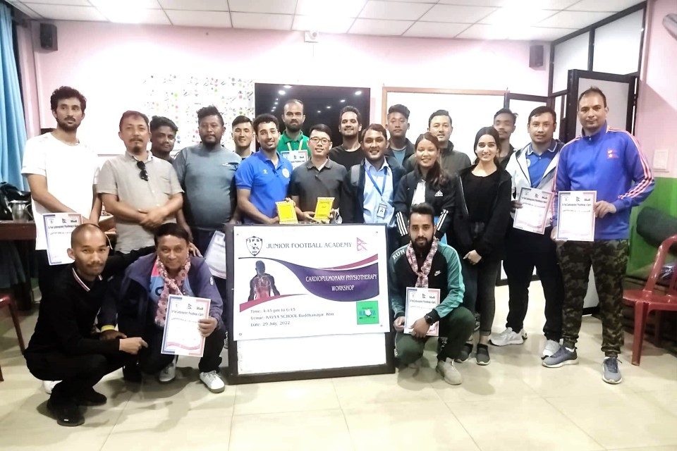 JFA Kathmandu Organizes Cardiopulmonary Physiotherapy Workshop
