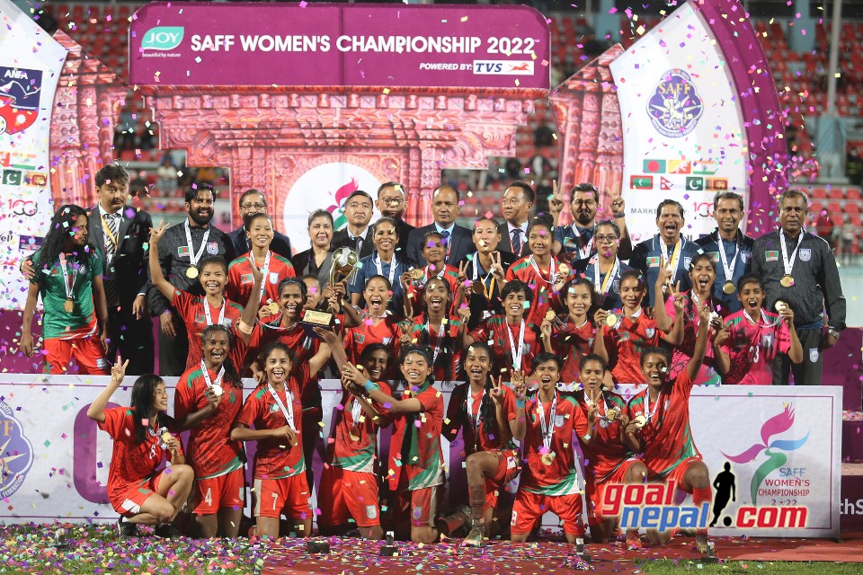 Bangladesh Reign Supreme In South Asian Women's Football