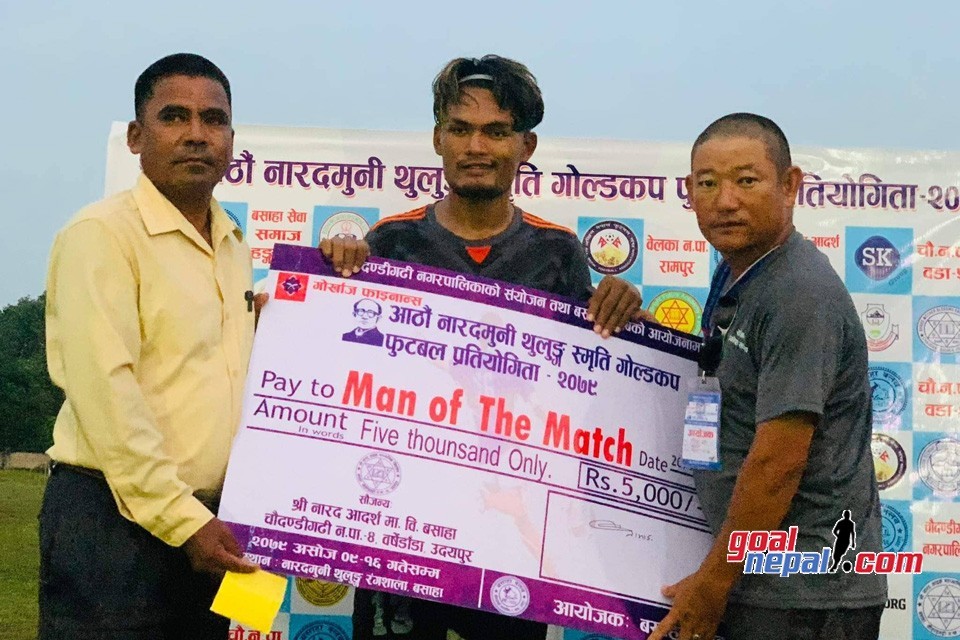 Udaypur: Chartare Club Into The Final Of Naradmuni Thulung Cup