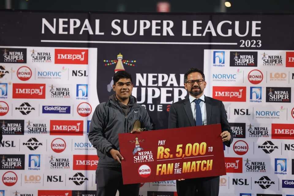 Nepal Super League's Fan Craze A Chance to Win Nrs 5000 by Unleashing