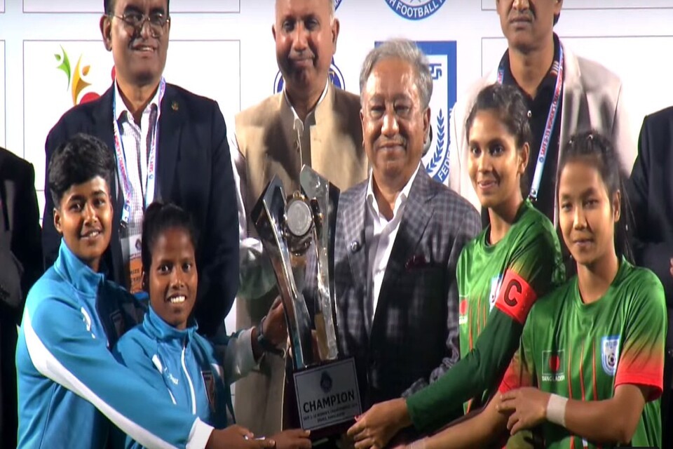 India, Bangladesh Declared The Joint Winners Of SAFF U19 Championship