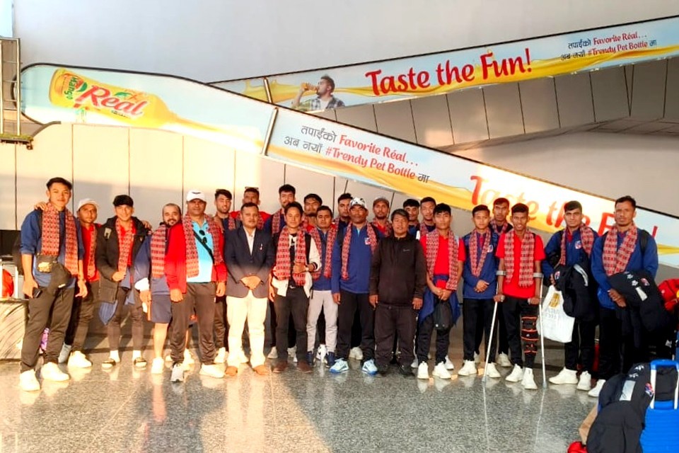 Nepal Men's Team Returns Home From London
