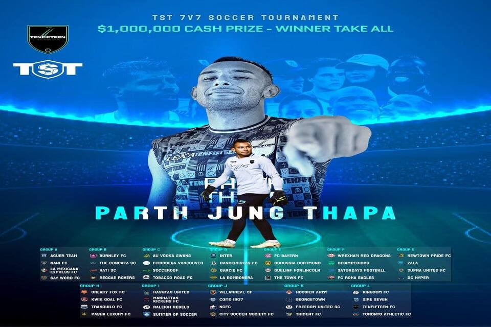 Parth Jung Thapa Competing In TST 7v7 Football Tournament