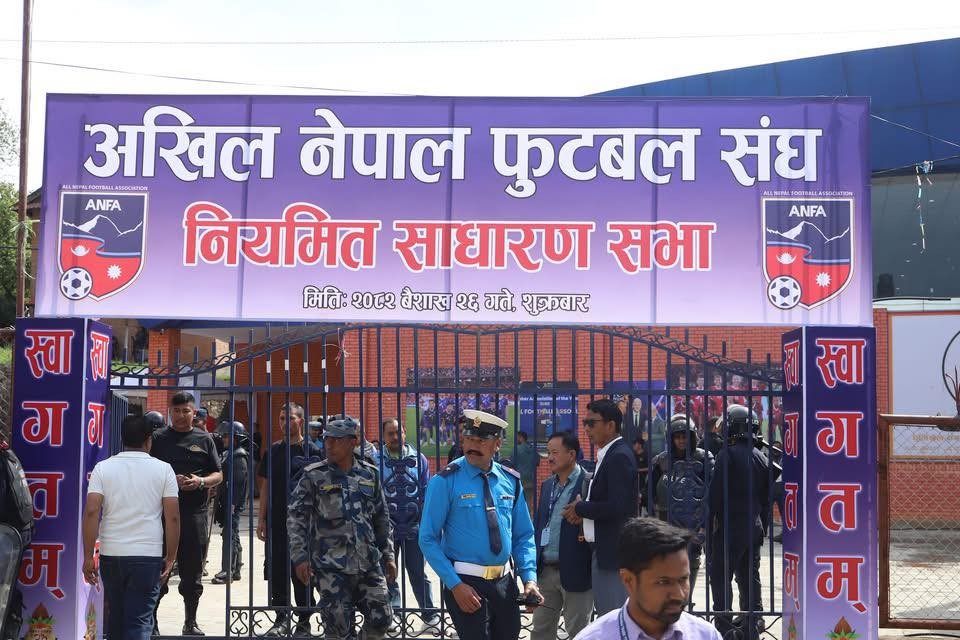 Tensions Flare as Ganesh Thapa Barred from ANFA General Meeting in Dhulikhel