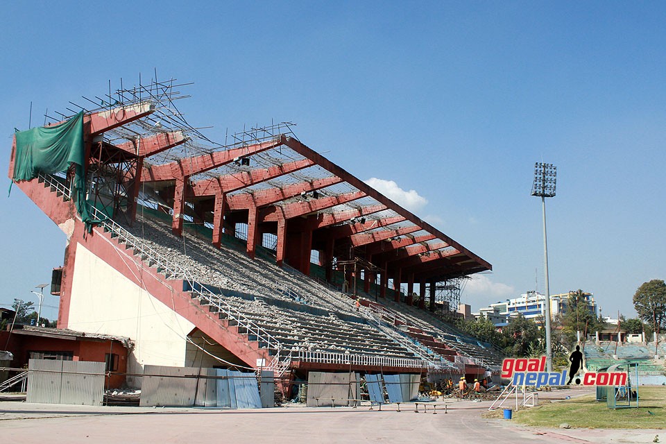 Nepal Government Speeds Up Work For Re-construction Of Dasharath Stadium