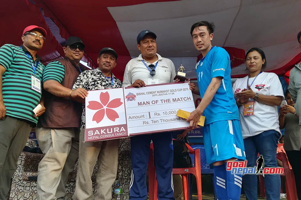 Bishal Cement Nuwakot Gold Cup: Nuwakot Vs Friends Club