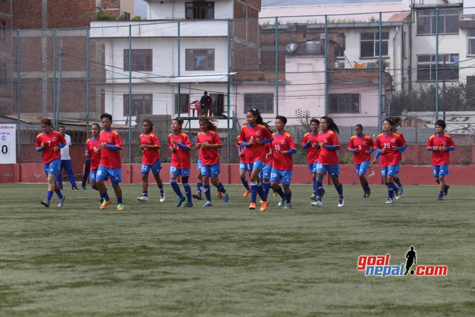 Right Honourable Vice President Women's National League Footbal Tournament:  Nepal Police Vs Armed Police