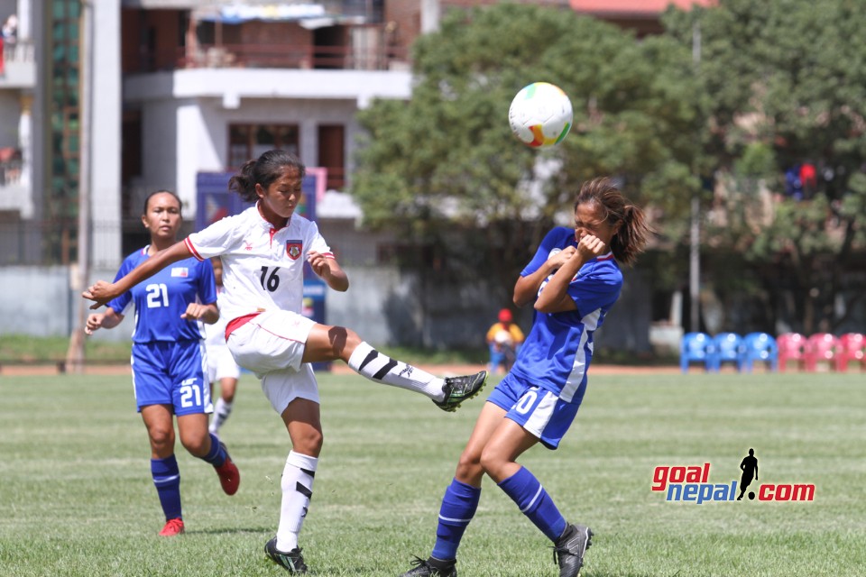 AFC U16 Women's Champion 2019 QFS :  Myanmar vs Philippines