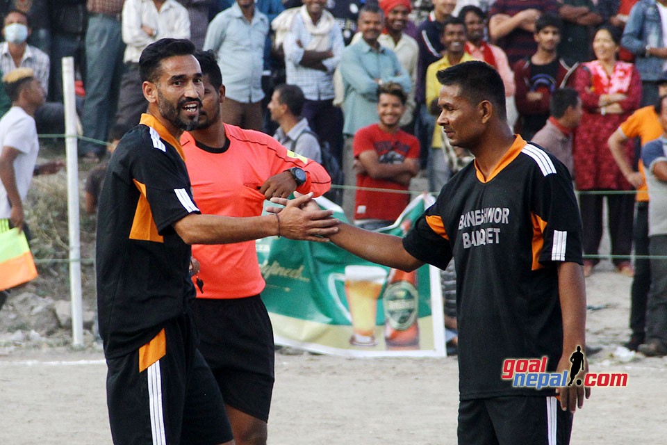 King Come Sports Club, 2nd Vetrans 7 'A' Side Football Tournament: Mirmire Yuva Samaj Vs   Thapagaun Sudaar Samiti