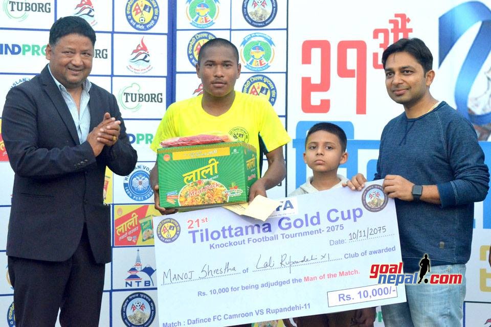 21st Tilottama Gold Cup: Dauphins Vs Rupandehi XI