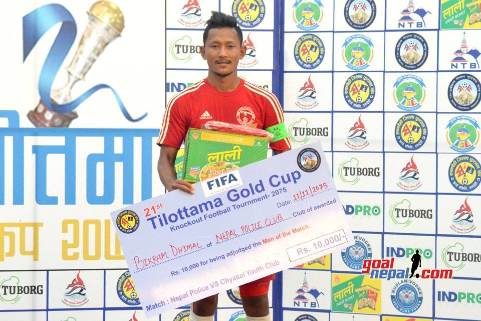 21st Tilottama Gold Cup: Nepal Police Club Vs Chyasal Youth