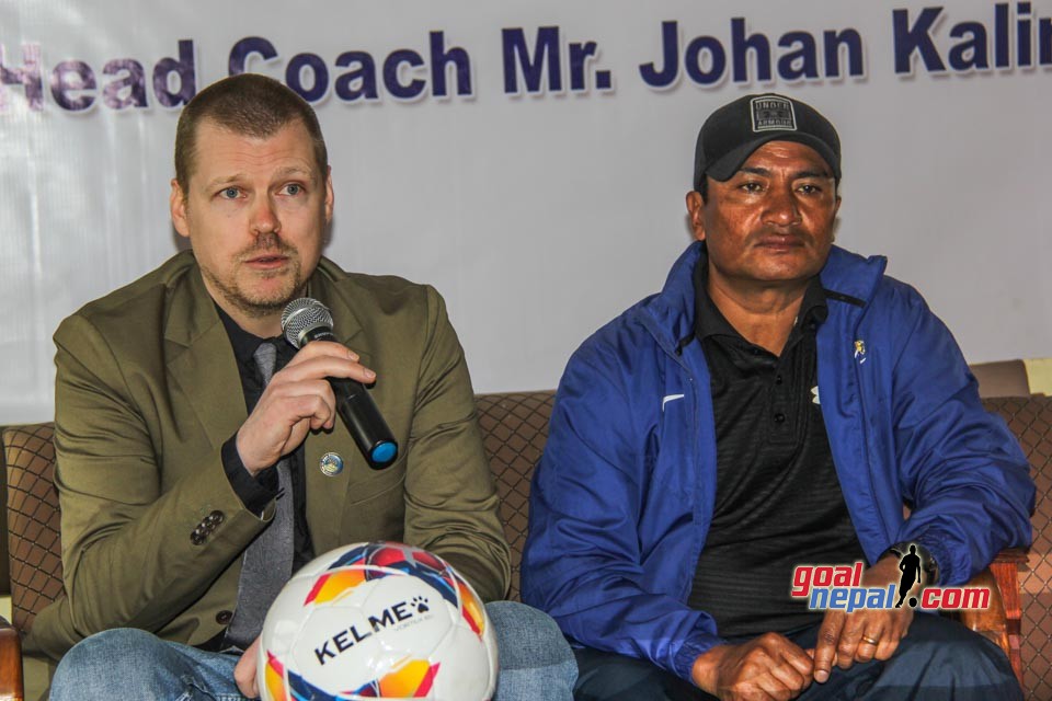 ANFA Unveils Coach Johan Kalin To The Press