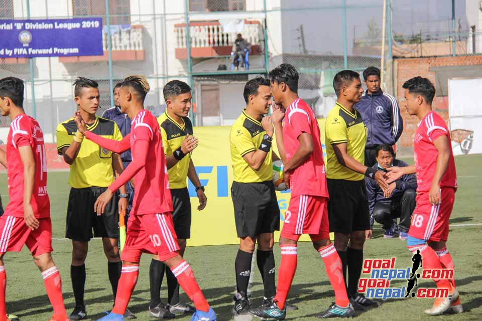Martyr's Memorial B Division League: Khumaltar Youth Club vs Spark Bansbari Club