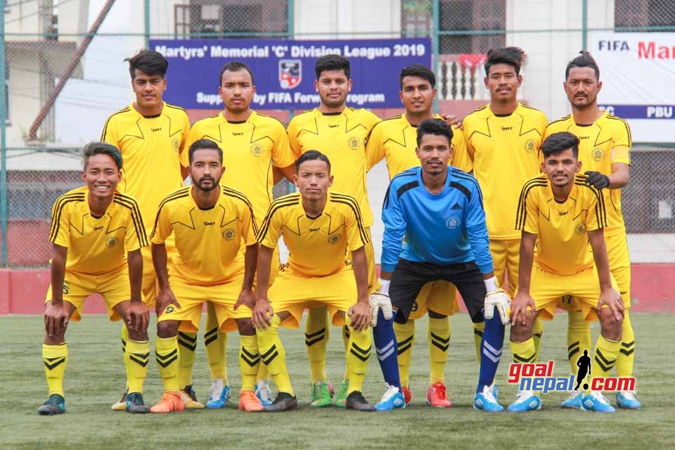 Martyr's memorial C Division league: Samajik Vs Planning Boys