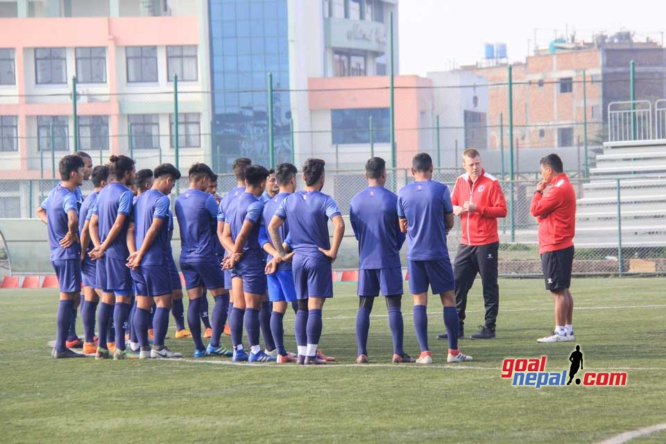 Nepal Men's Team Training For Kuwait Friendly