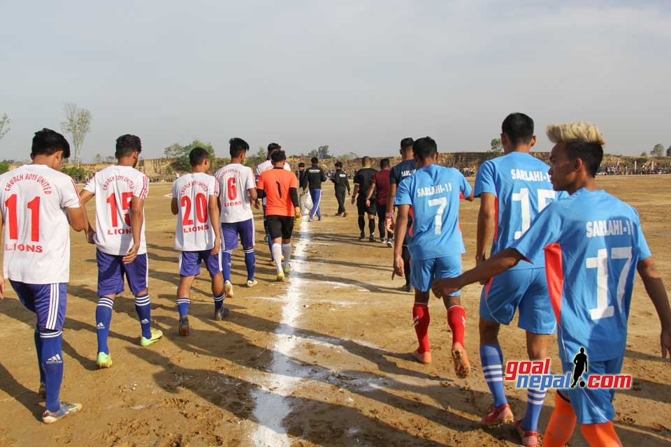 2nd Golbazar Mayor Gold Cup: Church Boys United vs Sarlahi XI