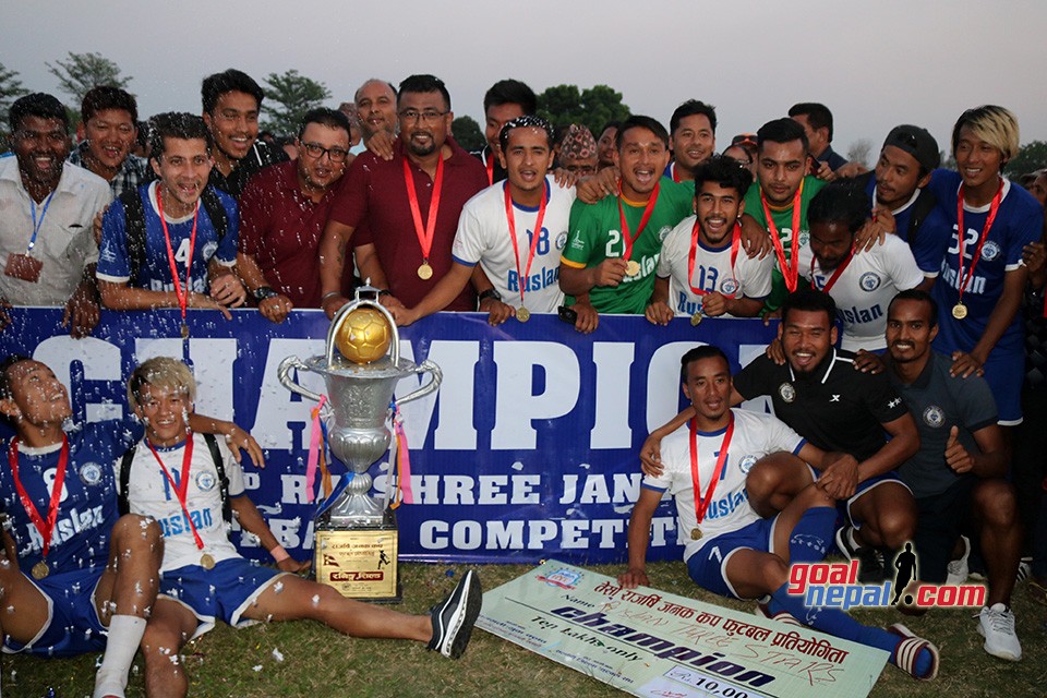Ruslan Three Star Club Wins Title Of 3rd Rajarshi Janak Cup