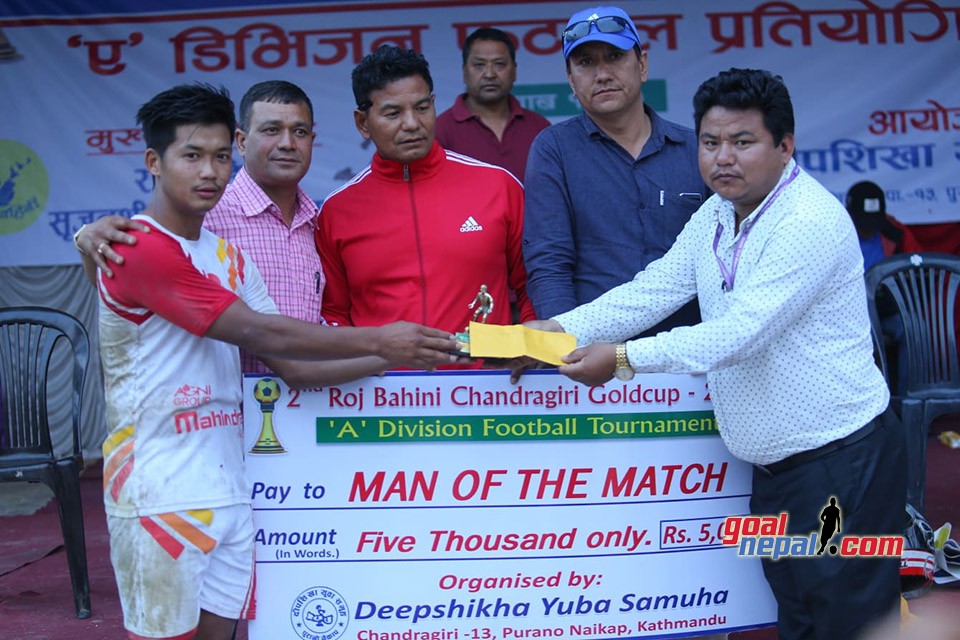 Nepal APF Enters SFs Of Rose Bahini Chandragiri Gold Cup