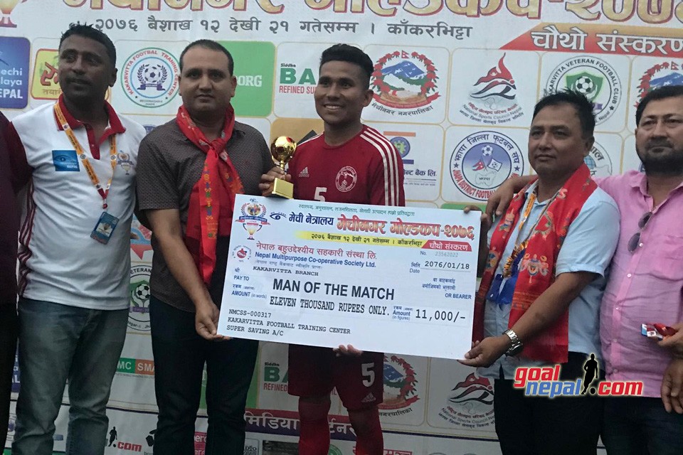 Nepal Police Club Enters SFs Of 4th Mechinagar Cup