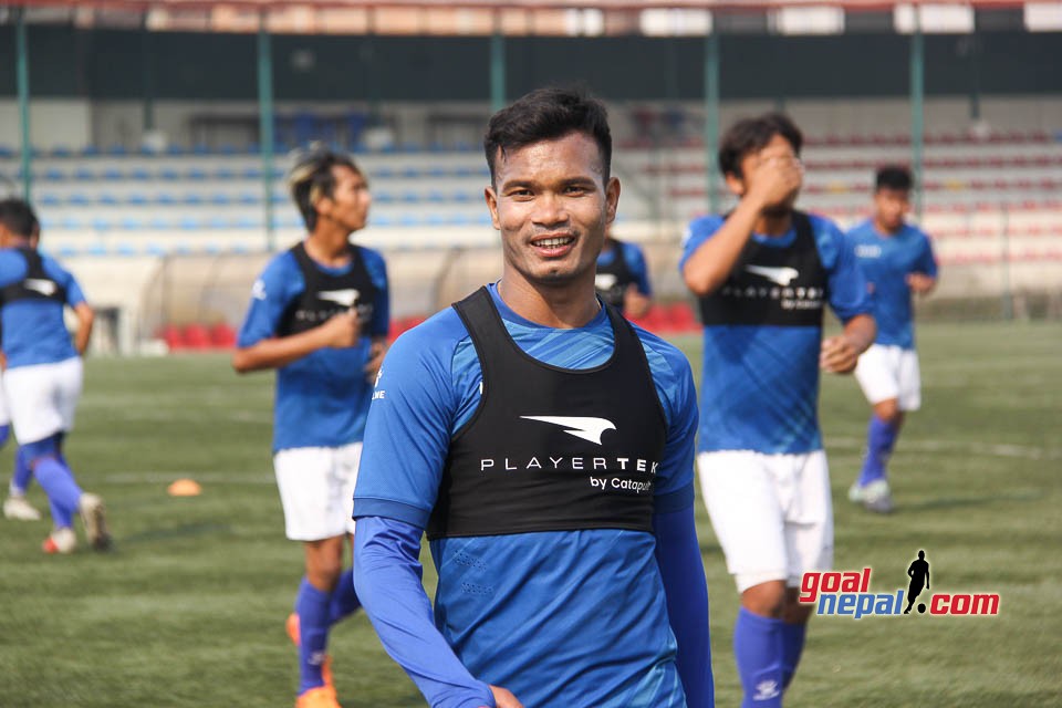 Nepal National Team Training Session For Friendly Matches