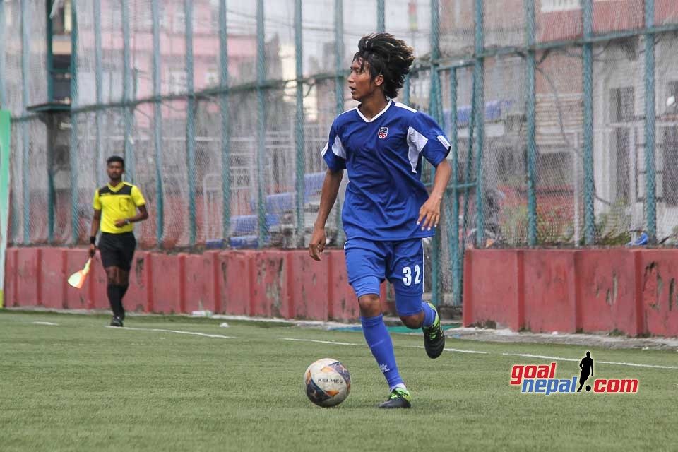 Nepal National U18 Football Team vs APF Club Friendly match