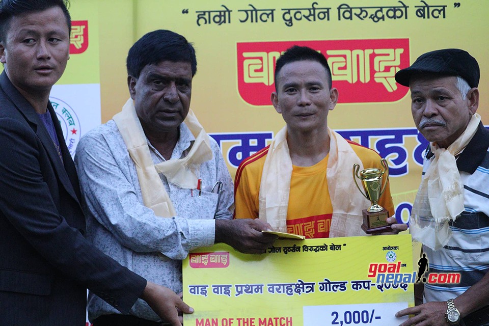 Wai Wai 1st Barahkshetra Gold Cup: Cultural Green Club Vs BRC Bhutan