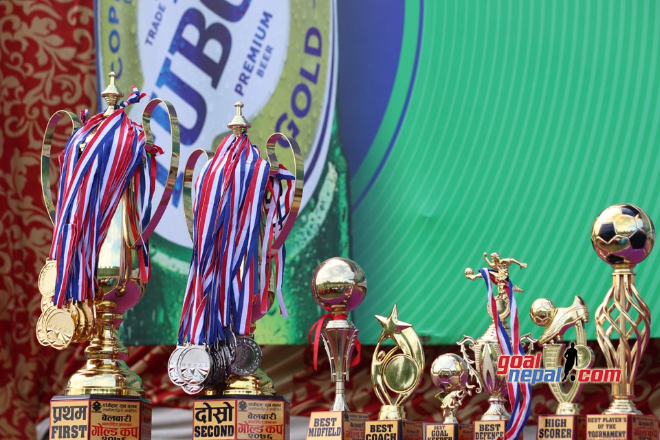 Royal FC Siliguri Wins Title Of Belbari Gold Cup 2076