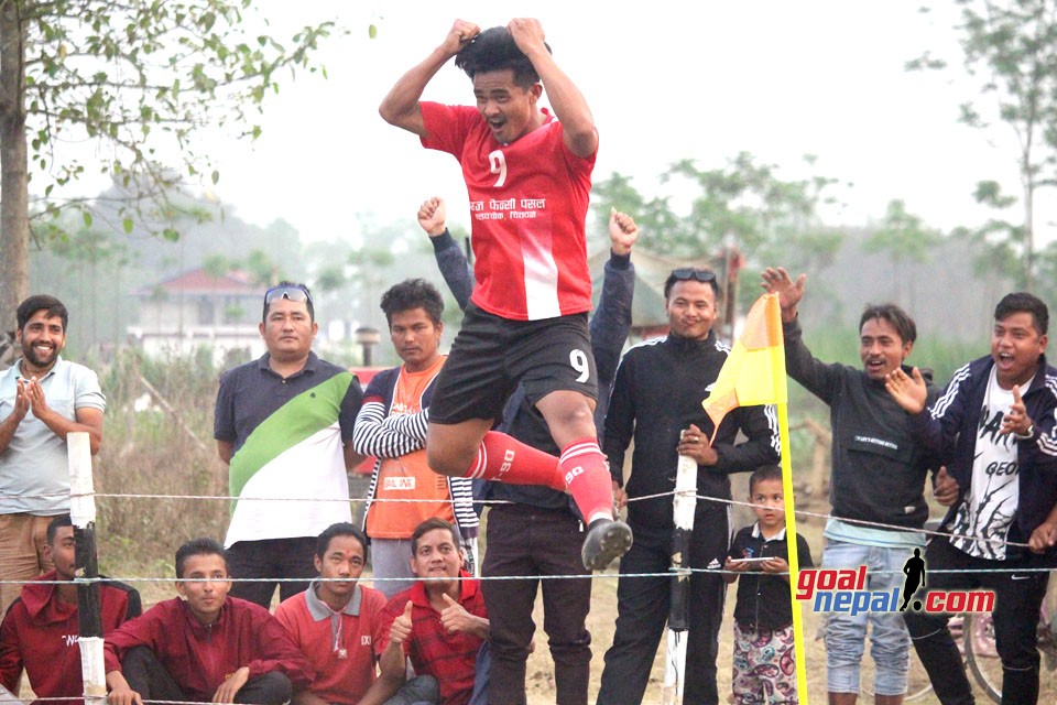 2nd Bharatpur 24 Goldcup: Rodigya Sports Gaidakhola-11 Enter SFs
