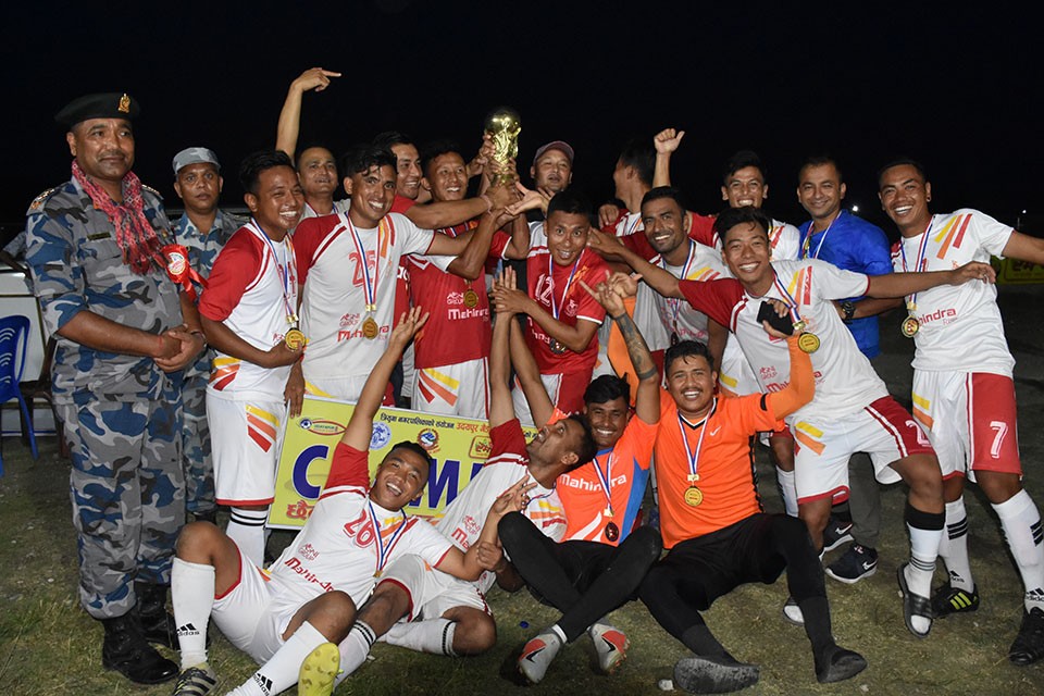 Nepal APF Wins Title Of 6th Rumpum Udayapur Gold Cup