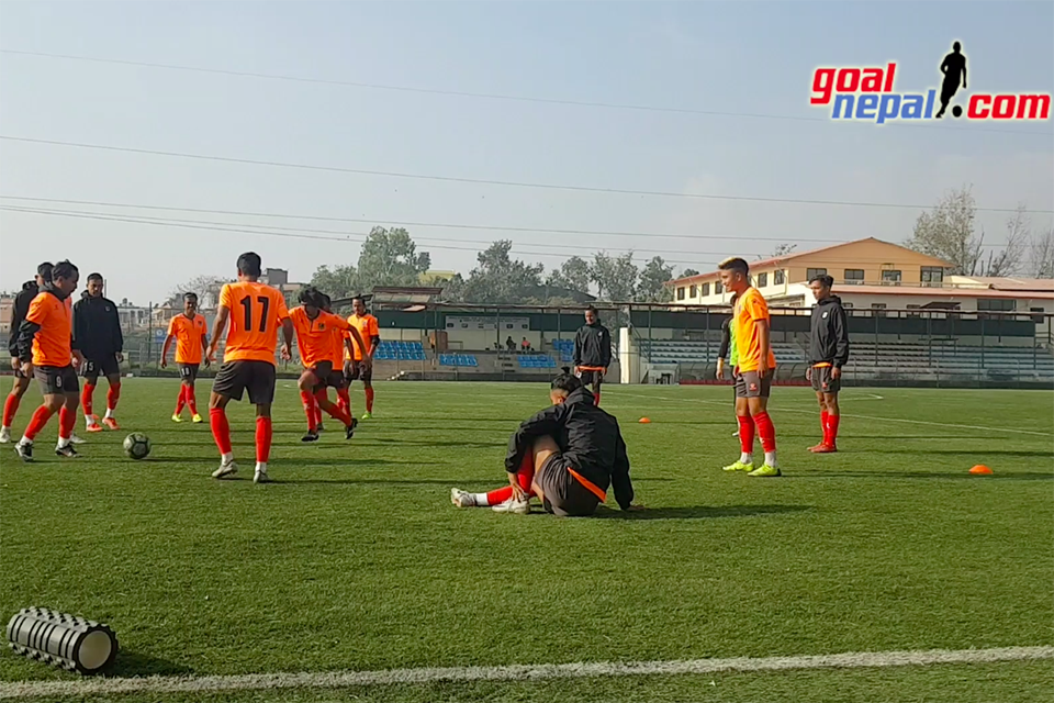 Nepal National Team Warm Up Session